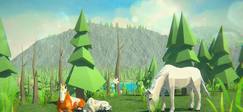 Forest Horse Simulator - 3D Game Online Sim screenshot 1