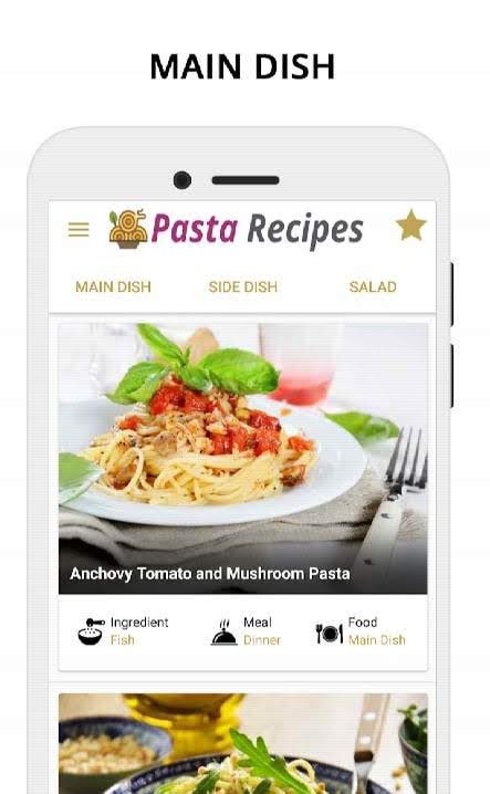 Pasta Recipes - Easy Pasta Salad Recipes App screenshot 1