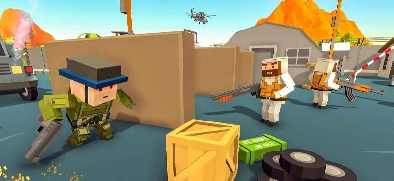 Blocky Army Base: Modern War Critical Action Strike screenshot 4