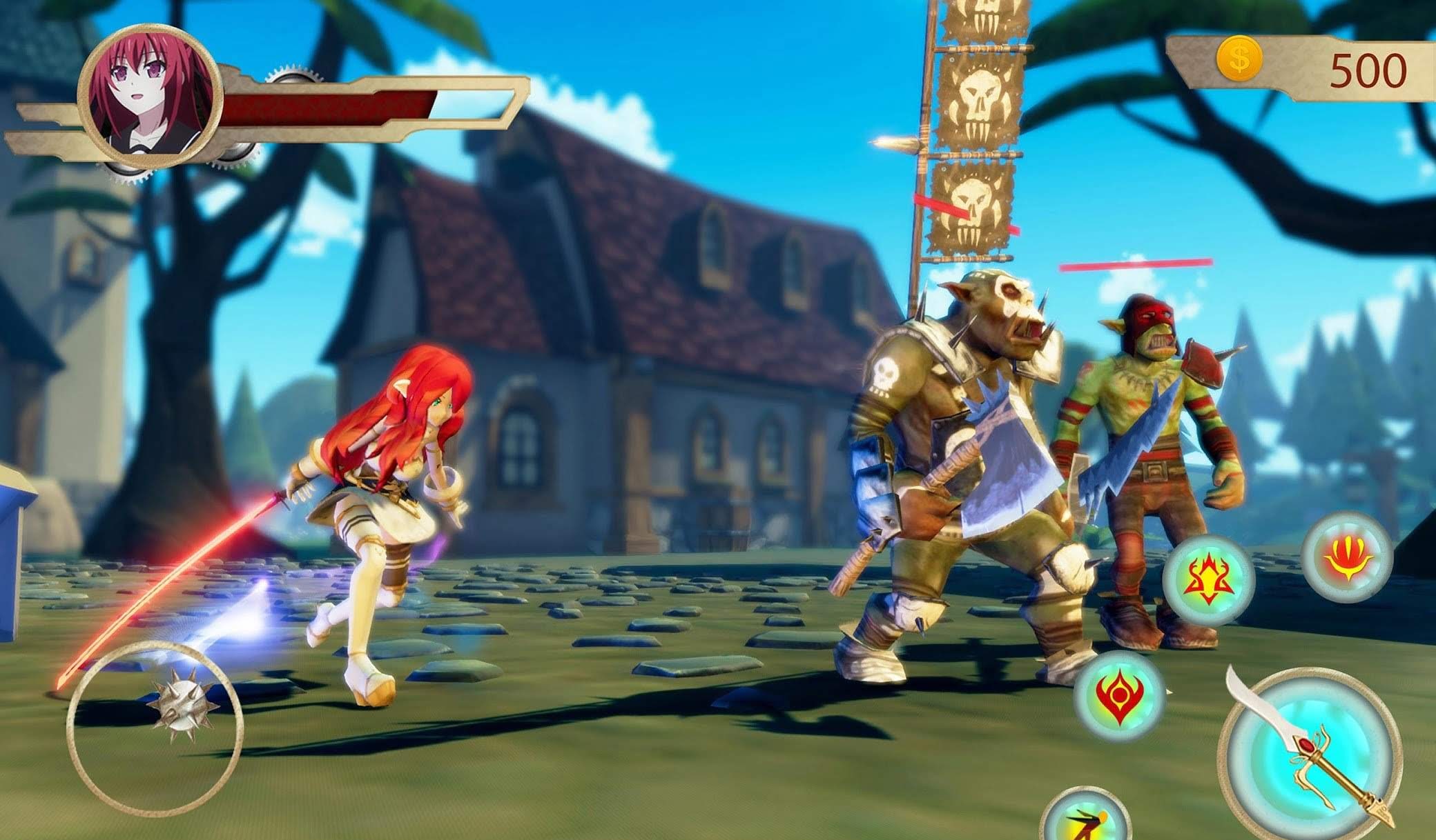 Blades of Fantasy - Sword Fighting Anime Game screenshot 1