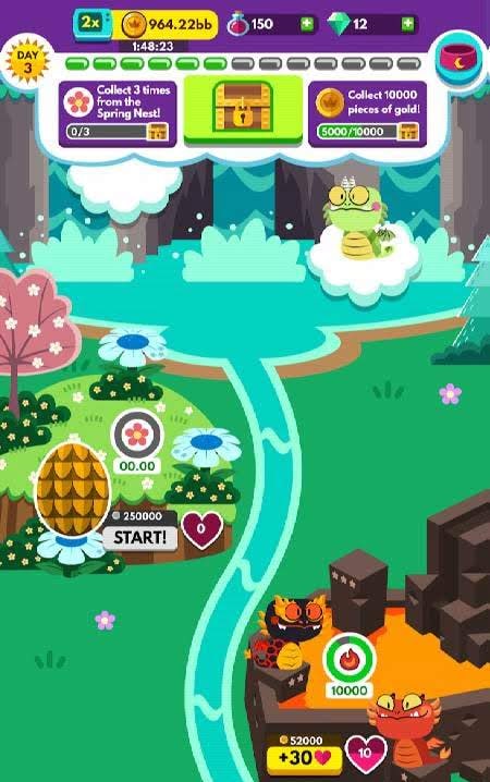 Dragon Up: Idle Adventure gameplay screenshot 2
