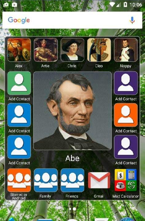 Mad Contacts Widget screenshot 1