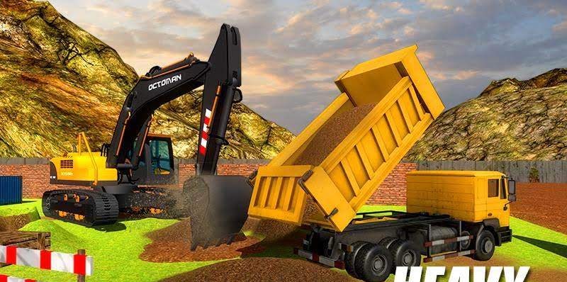 Heavy Excavator Crane - City Construction Sim 2017 screenshot 3
