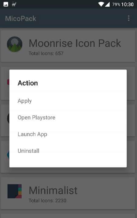 MicoPacks - Icon Pack Manager screenshot 3