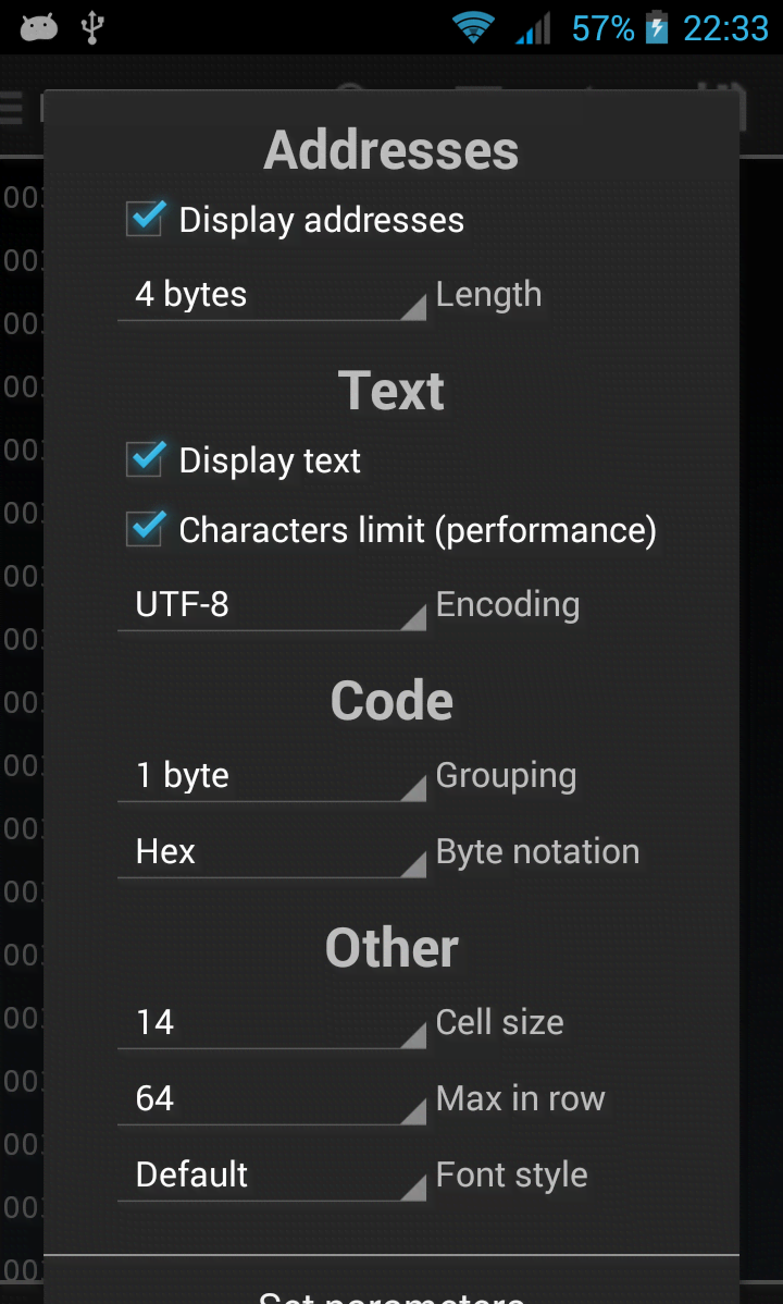 HEX Editor screenshot 3