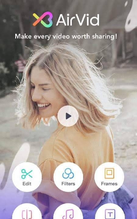 AirVid Video Filters & Frames screenshot 1