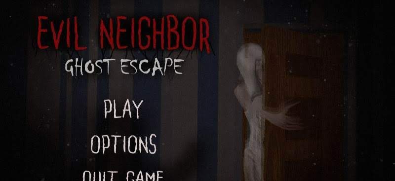 Scary Horror Games: Evil Neighbor Ghost Escape screenshot 1