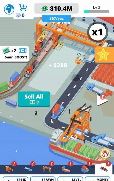 Idle Port Tycoon screenshot 3