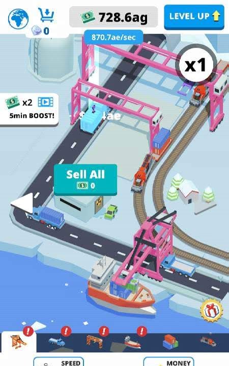 Idle Port Tycoon screenshot 1