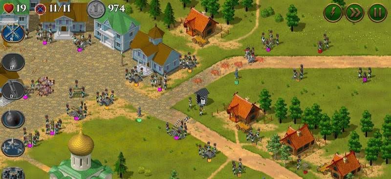 1812. Napoleon Wars TD Tower Defense Strategy Game screenshot 2