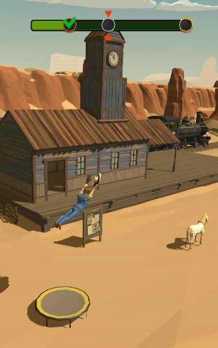 Cowboy Flip 3D gameplay screenshot 1