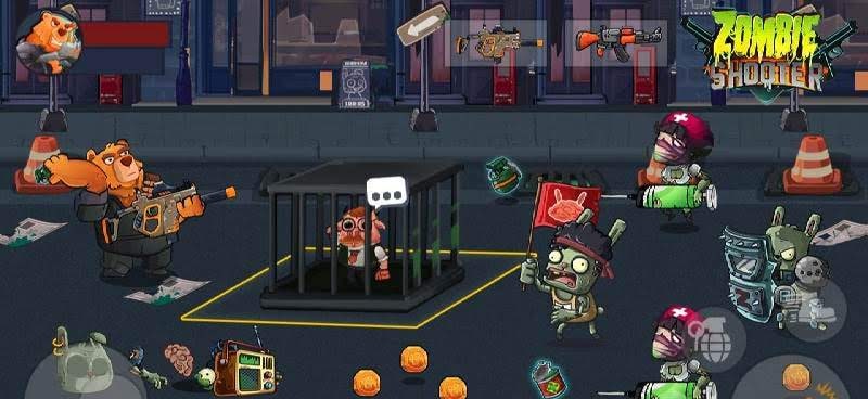 Bear Gunner : Zombie Shooter gameplay screenshot 4
