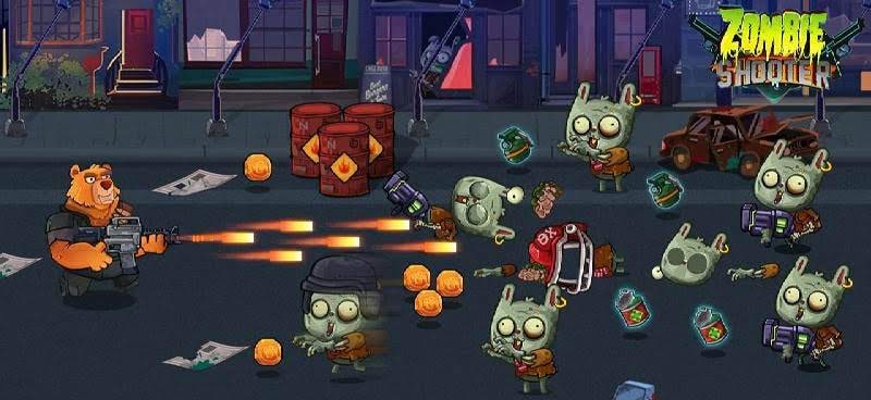 Bear Gunner : Zombie Shooter gameplay screenshot 2