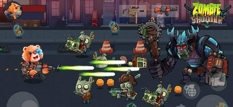 Bear Gunner : Zombie Shooter gameplay screenshot 3