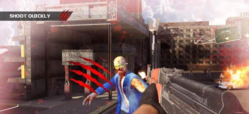 Dead Walk City : Zombie Shooting Game screenshot 3