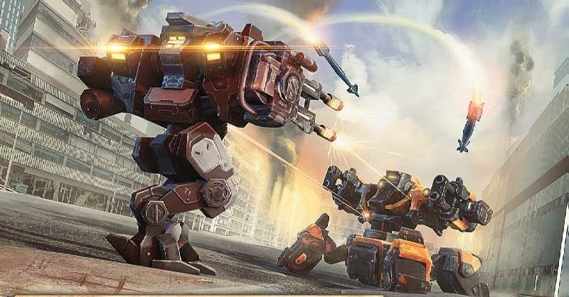Robots Battle Arena: Mech Shooter & Steel Warfare gameplay screenshot 1