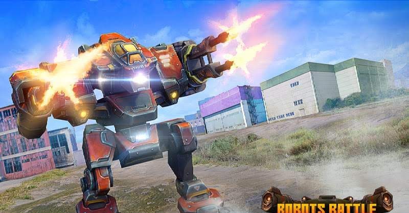 Robots Battle Arena: Mech Shooter & Steel Warfare gameplay screenshot 2