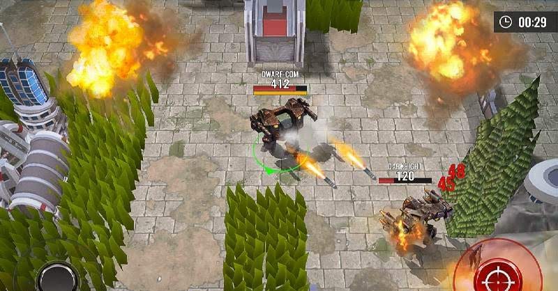 Robots Battle Arena: Mech Shooter & Steel Warfare gameplay screenshot 4