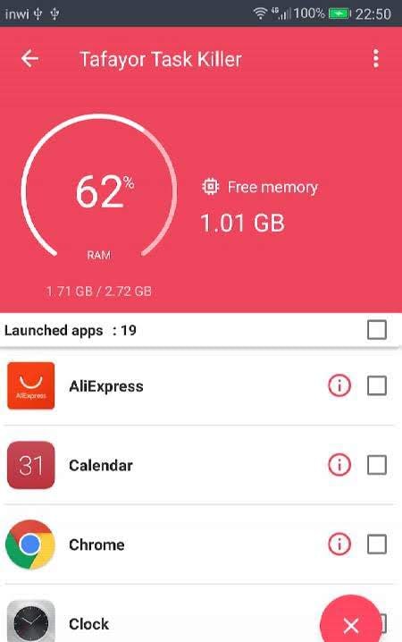 Tafayor Task Killer : Force stop running apps screenshot 3
