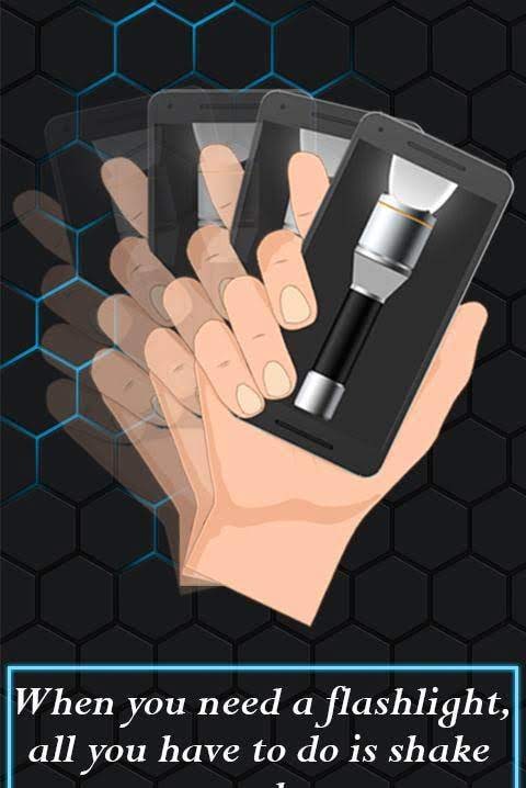 Shake Phone Flashlight screenshot 1