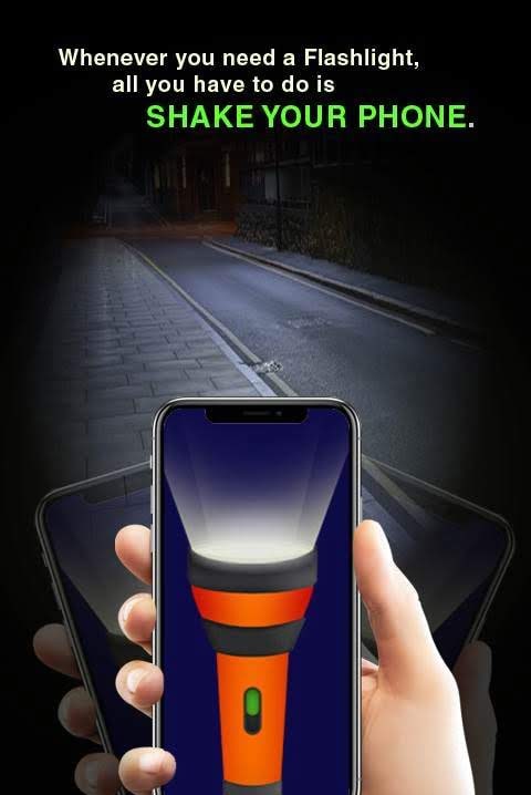 Shake Phone Flashlight screenshot 4