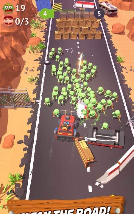 Zombie Land Rush gameplay screenshot 1