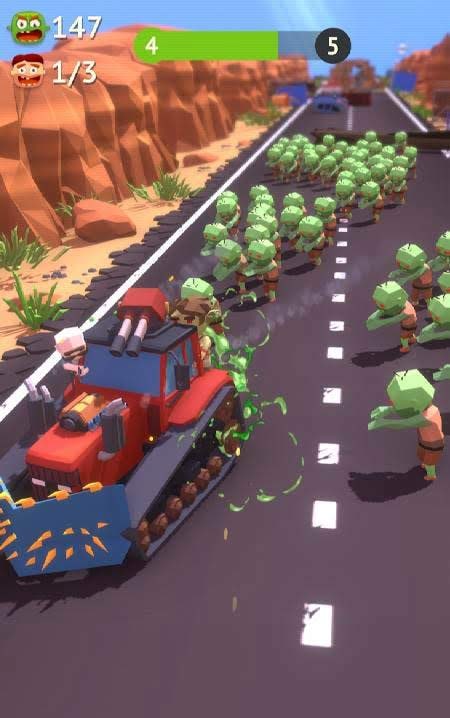 Zombie Land Rush gameplay screenshot 4