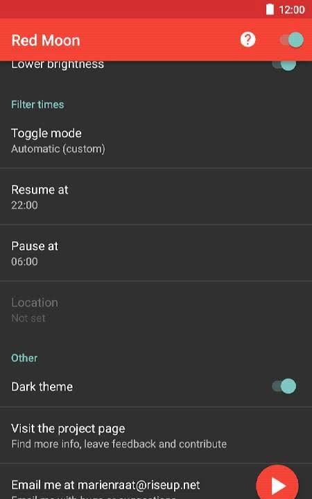 Red Moon - Screen Filter screenshot 3