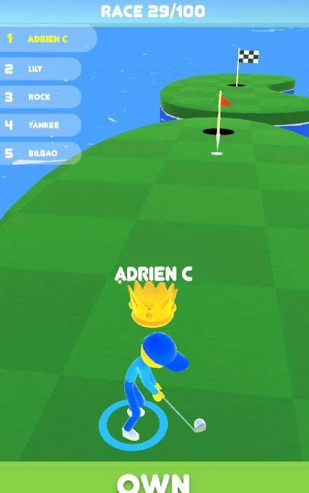 Golf Race screenshot 2