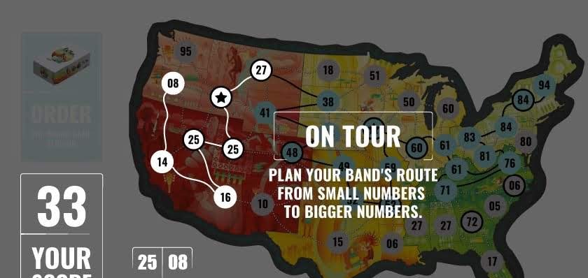 On Tour Board Game screenshot 1