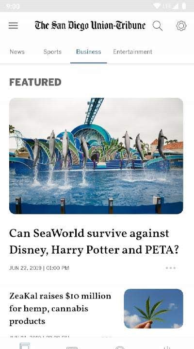 San Diego Union-Tribune screenshot 4