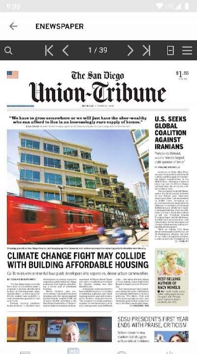 San Diego Union-Tribune screenshot 2