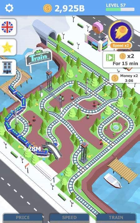 Idle Sightseeing Train - Game of Train Transport screenshot 2