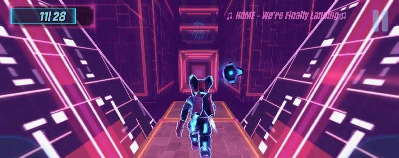 Synthwave Run gameplay screenshot 1