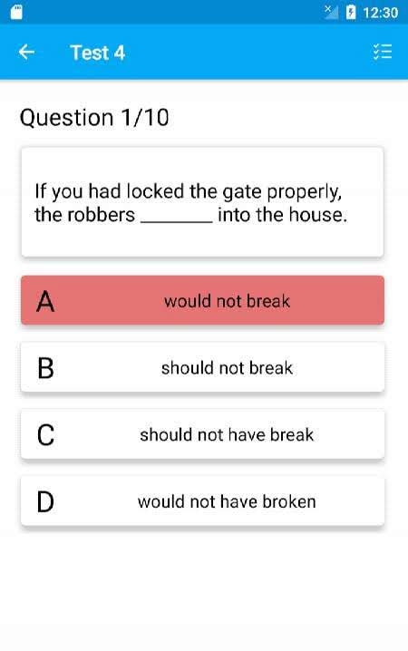 IELTS Grammar Test app screenshot 4