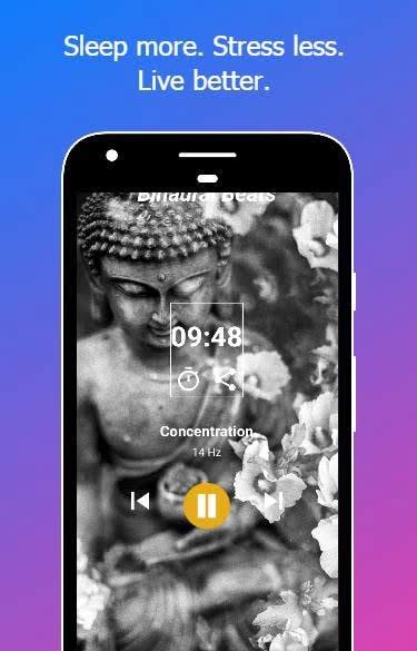 Binaural beats - Sleep, Study focus & Meditation Screenshot 4
