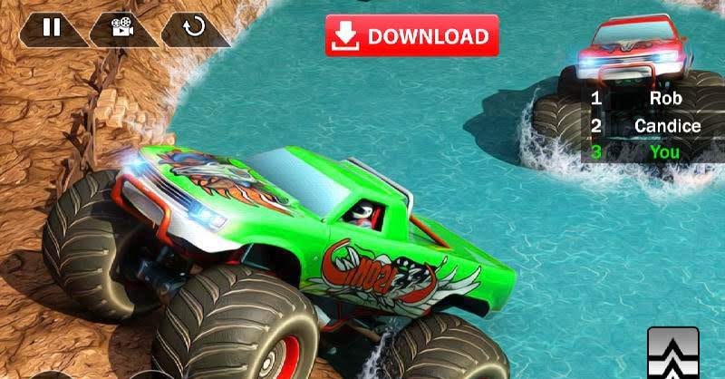 Mega Truck Race - Monster Truck Racing Game screenshot 1