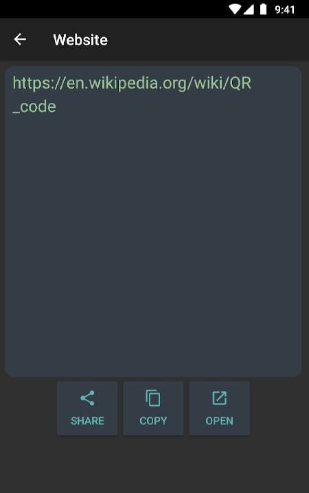 QR Code Reader screenshot 2