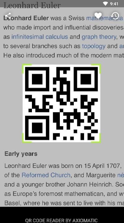 QR Code Reader screenshot 1