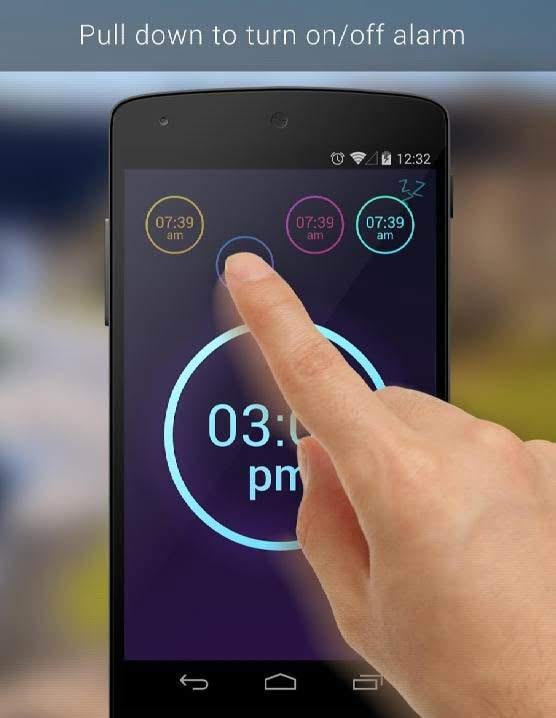 Neon Alarm Clock screenshot 2