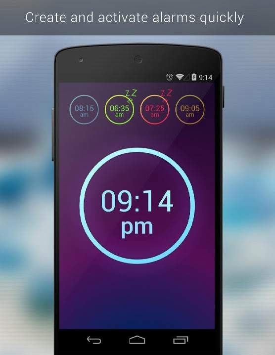 Neon Alarm Clock screenshot 1