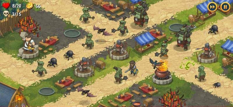 Orcs Warriors: Offline Tower Defense screenshot 3