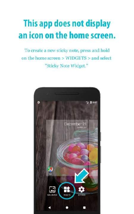 Sticky Note Widget screenshot 2