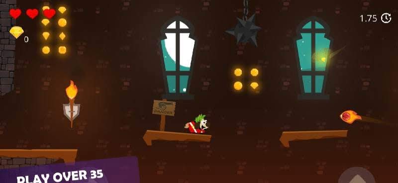 Doge and the Lost Kitten - 2D Platform Game screenshot 1