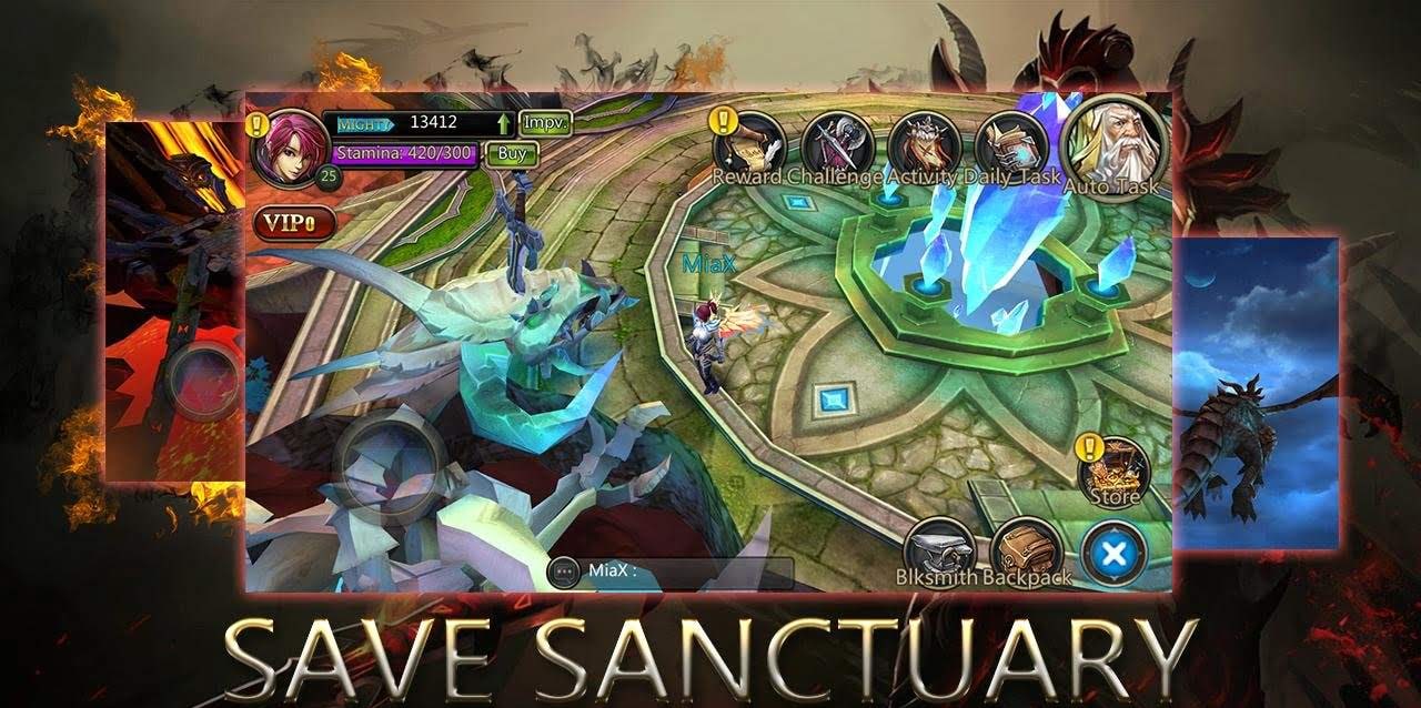 Dragons War Legends - Raid Shadow Dungeons screenshot 3