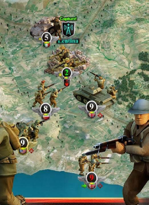 Frontline: Western Front - WW2 Strategy War Game screenshot 2