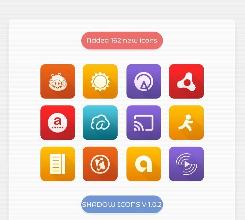 Shadow - Icon Pack screenshot 3