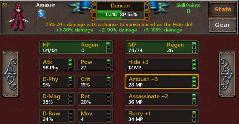 Tactics Maiden RPG gameplay screenshot 3