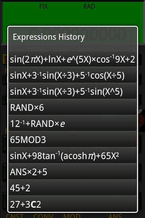 Mathex Scientific Calculator screenshot 4