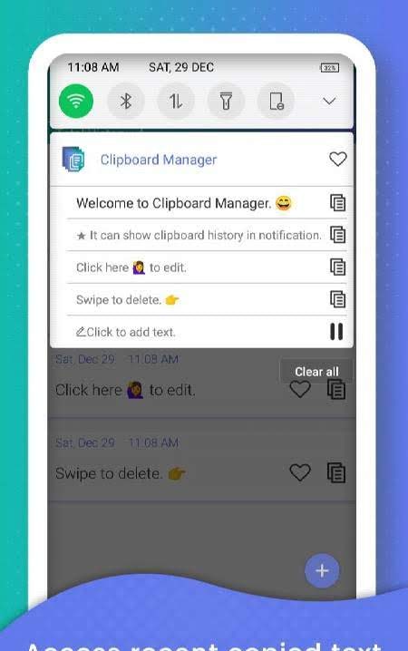 My Clipboard Manager - Clipboard History screenshot 1